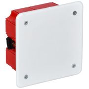 Коробка распаячная CП 92х92х45 IP20 КМ41022 для полых стен (с саморезами пластиковые лапки с крышкой) IEK UKG...