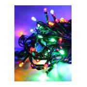 Гирлянда светодиодная 80LED зел. провод 8.8м (7.3+1.5) расстояние между лампами 10см 8 режимов мигания IP20...