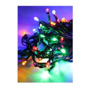 Гирлянда светодиодная 120LED зел. провод 12.8м (11.3+1.5) 8 режимов мигания IP20 мультиколор Космос KOC_...