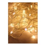 Гирлянда светодиодная 120LED бел. прозр. провод 12.8м (11.3+1.5) 8 режимов мигания IP20 тепл. бел. Космос KOC_GIR...