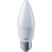 Лампа светодиодная 61 327 NLL-C37-8.5-230-2.7K-E27-FR 8.5Вт свеча матовая 2700К тепл. бел. E27 640лм 176-264В Nav...