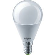 Лампа светодиодная 61 334 NLL-G45-8.5-230-4K-E14 8.5Вт шар матовая 4000К нейтр. бел. E14 680лм 176-264В Navigato...