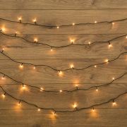 Гирлянда светодиодная «Твинкл Лайт» 15м 120LED тепл. бел. 6.9Вт 220-240В IP20 с контроллером 8 режимов провод ПВХ...