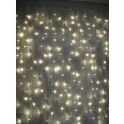Гирлянда светодиодная «Бахрома» 1.8х0.5м 48LED схема нитей 1/2/3/5/3/2 тепл. бел. IP20 возможность соединени...