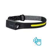 Фонарь аккумуляторный налобный сенсорный 20Вт COB LED+2ВтXPE LED Li-po 102540 1200мА.ч корпус гибкая прор...