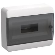 Корпус ЩРН-П-12 TEKFOR IP41 черн. прозр. дверь пластик. IEK TF5-KP12-N-12-41-K01-K03