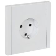 Розетка СП FORTE&PIANO FP215 16А с заземл. защ. шторки винт. крепл. бел. IEK FP-R14-16-K01