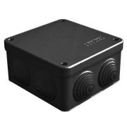 Коробка распределительная ОП 105х105х56мм IP54 7 выходов 4 гермоввода крышка на винтах матери...