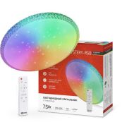 Светильник светодиодный COMFORT MYSTERY-RGB 75Вт 3000-6500К 6000лм 230В 495х85мм с пультом ДУ IN HOME 4...