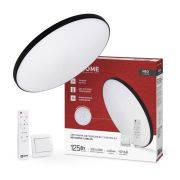 Светильник светодиодный NEO SIMPLE-125RC-BL 125Вт 3000-6500К 10000лм 230В 460х67мм с пультом ДУ черн. IN HOME ...