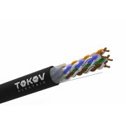 Кабель витая пара U/UTP 4х2х24AWG(0.51мм) кат.5E PE TOKOV PRO Fluke tested (м) TOKOV ELECTRIC TKP-C05...