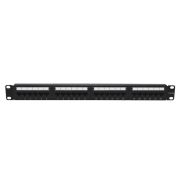Патч-панель 19 1U кат.5E неэкранир. 24 порта RJ45 Dual IDC с задним кабельным организатором TOKOV ELECTRIC TKE-PP-...