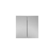 Выключатель 2-кл. СП ZIMA IP20 10А безвинт. зажим сер. матов. LEZARD 704-7488-101QC