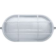 Светильник ЛОН 94 801 NBL-O2-60-E27/WH 1х60Вт E27 IP54 (аналог НПБ 1402 бел. овал с решеткой 60Вт) Navigator 94...