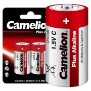 Элемент питания алкалиновый C/LR14 1.5В Plus Alkaline LR14-BP2 BL-2 (блист.2шт) Camelion 1653