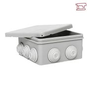 Коробка распределительная КМР-030-014 100х100х50 IP55 с крышкой для прямого монтажа 10 мембранных ввод...