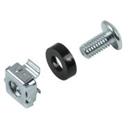 Набор винта с головкой под крестовую отвертку встраиваемая гайка для крепления на 19дюйм профиль (уп.1шт...