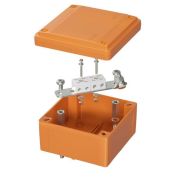 Коробка ответвительная FS 100х100х50мм 4р 450В 6А 4кв.мм с гладкими стенками и клеммн. IP56 пла...