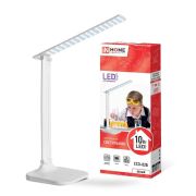 Светильник светодиодный настольный ССО 02Б 10Вт 4000К 625лм сенсор-диммер адаптер бел. IN HOME 46906120...