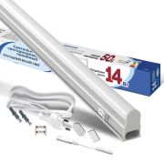 Светильник светодиодный ILED-СПБТ5-1200-14-1260-230-6.5-IP40 14Вт 6500К IP40 1260лм 230В 1200мм Т5 линейный IONI...