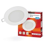 Светильник светодиодный RLP-VC 9Вт 4000К IP40 630лм 230В 118мм круглый встраив. панель бел. IN HOME 46906120...