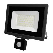 Прожектор светодиодный PFL-C3 SENSOR 50Вт 6500К IP65 ДО закален. прозр. стекло датчик движения инфракрасны...