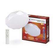 Светильник светодиодный COMFORT DIAMOND 55Вт 3000-6500К 4400лм 230В 330х80мм с пультом ДУ IN HOME 469061...