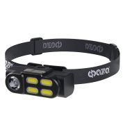 Фонарь аккумуляторный налобный AccuFH6-4COB/L3W 3Вт XPE+4 COB аккум. 18650 1200мАч ближн./дальн. свет 4 ре...